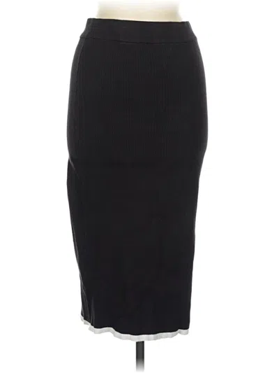 Pre-owned Rachel Zoe Formal Skirt In Black