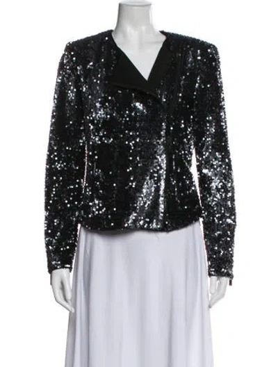 Pre-owned Rachel Zoe Jacket In Black