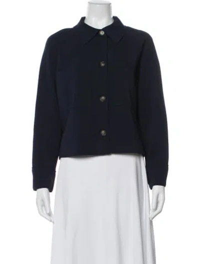 Pre-owned Rachel Zoe Jacket In Blue