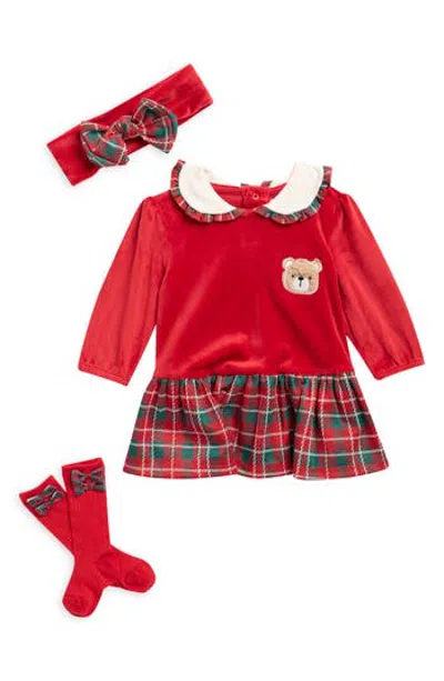 Rachel Zoe Babies'  Kids' 4-piece Dress Set In Red