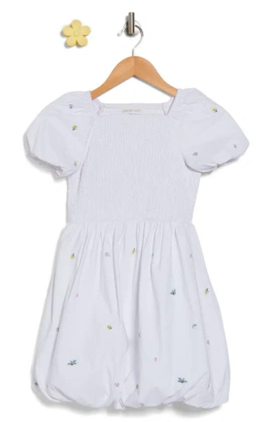 Rachel Zoe Kids' Dress & Hair Accesory Set In White