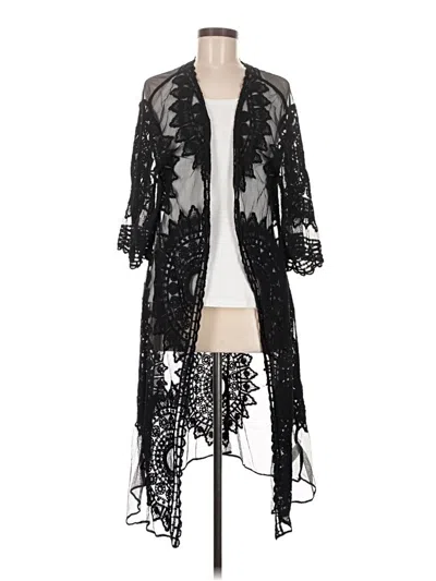Pre-owned Rachel Zoe Kimono In Black