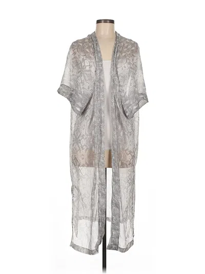 Pre-owned Rachel Zoe Kimono In Gray