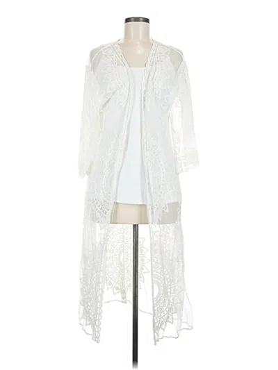Pre-owned Rachel Zoe Kimono In Ivory
