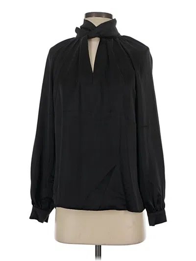 Rachel Zoe Long Sleeve Blouse In Black