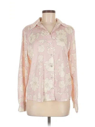 Pre-owned Rachel Zoe Long Sleeve Blouse In Pink