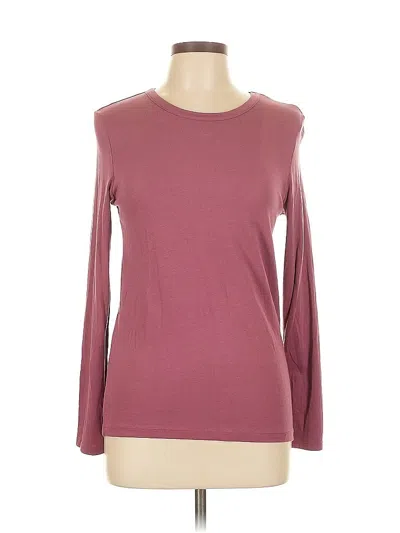Pre-owned Rachel Zoe Long Sleeve T-shirt In Pink