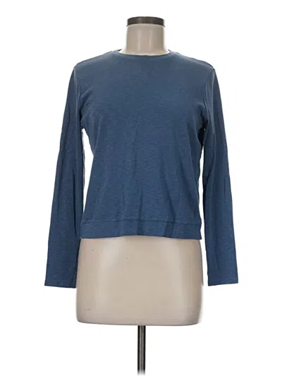 Pre-owned Rachel Zoe Long Sleeve T-shirt In Blue
