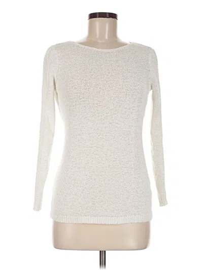Pre-owned Rachel Zoe Long Sleeve T-shirt In Ivory