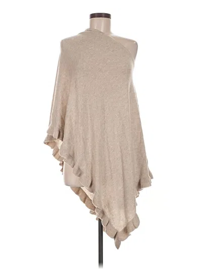 Pre-owned Rachel Zoe Poncho In Tan