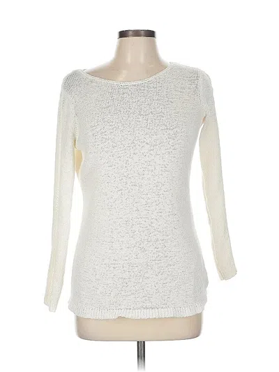 Pre-owned Rachel Zoe Pullover Sweater In White