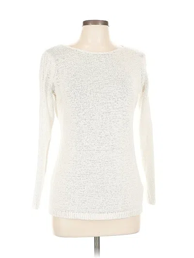 Pre-owned Rachel Zoe Pullover Sweater In White