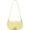 Rachel Zoe Rib Buckle Shoulder Bag In Yellow