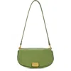 Rachel Zoe Rib Buckle Shoulder Bag In Green