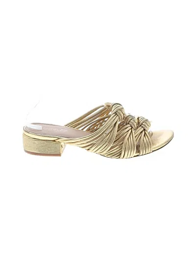 Pre-owned Rachel Zoe Sandals In Gold