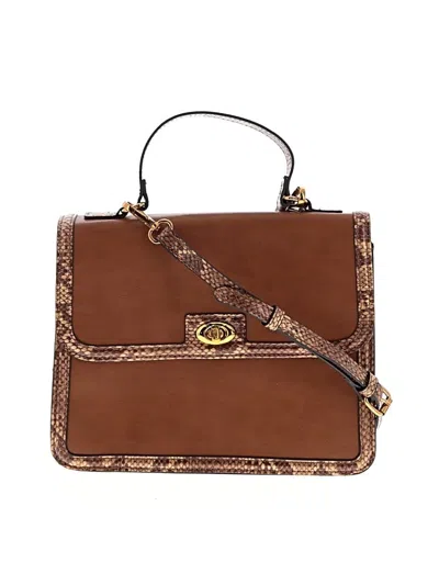 Pre-owned Rachel Zoe Satchel In Brown