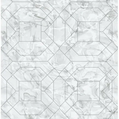 Rachel Zoe Seraphina 18' L X 20.5'' W Peel And Stick Wallpaper Roll In Blue