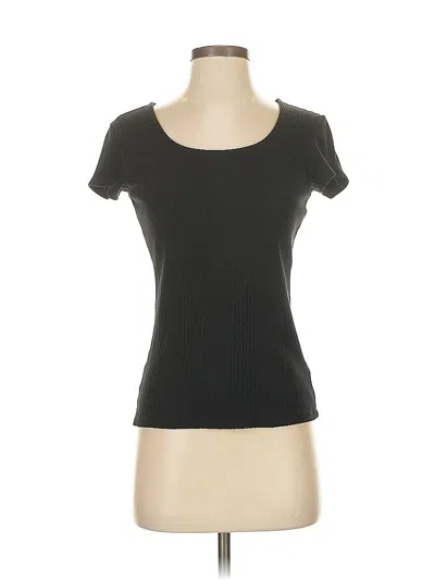 Pre-owned Rachel Zoe Short Sleeve T-shirt In Black