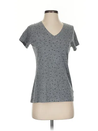 Pre-owned Rachel Zoe Short Sleeve T-shirt In Gray