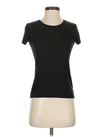 Pre-owned Rachel Zoe Short Sleeve T-shirt In Black