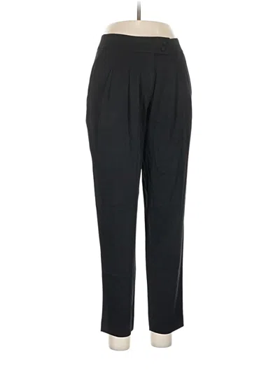 Pre-owned Rachel Zoe Silk Pants In Black