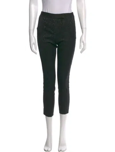 Pre-owned Rachel Zoe Skinny Leg Pants In Green
