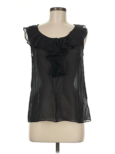Pre-owned Rachel Zoe Sleeveless Blouse In Black