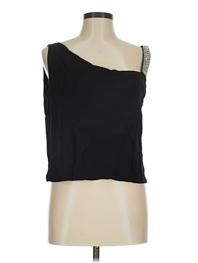 Pre-owned Rachel Zoe Sleeveless Blouse In Black