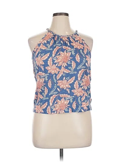 Pre-owned Rachel Zoe Sleeveless Blouse In Blue