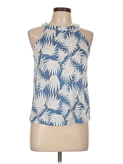Pre-owned Rachel Zoe Sleeveless Blouse In Blue