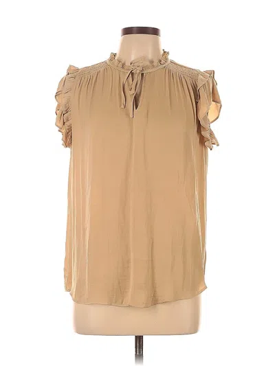 Pre-owned Rachel Zoe Sleeveless Blouse In Brown