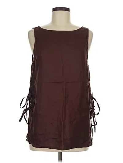 Pre-owned Rachel Zoe Sleeveless Blouse In Burgundy