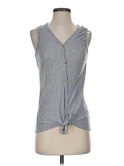 Pre-owned Rachel Zoe Sleeveless Blouse In Gray