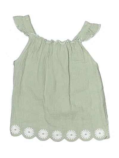 Pre-owned Rachel Zoe Kids' Sleeveless Blouse In Green