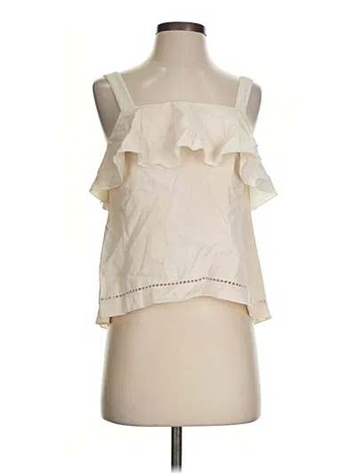 Pre-owned Rachel Zoe Sleeveless Blouse In Ivory