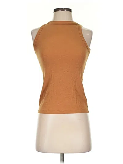 Pre-owned Rachel Zoe Sleeveless T-shirt In Brown