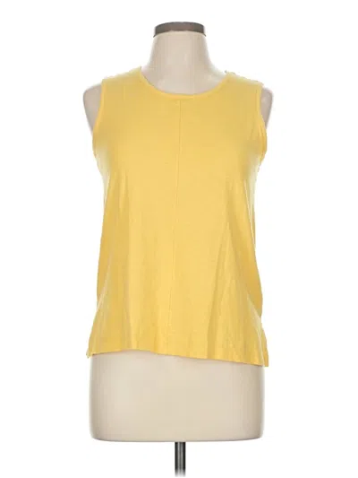 Pre-owned Rachel Zoe Sleeveless T-shirt In Yellow