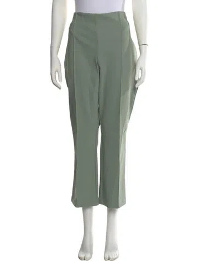 Pre-owned Rachel Zoe Straight Leg Pants In Green