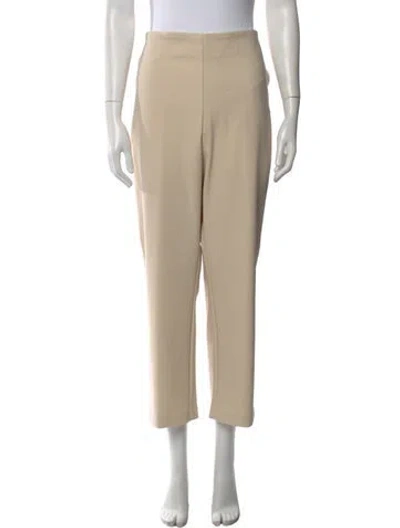 Pre-owned Rachel Zoe Straight Leg Pants In Neutral