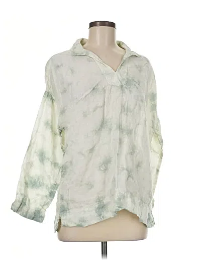 Pre-owned Rachel Zoe Tjx 3/4 Sleeve Blouse In Green