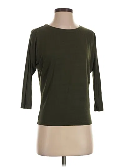 Pre-owned Rachel Zoe Tjx 3/4 Sleeve T-shirt In Green