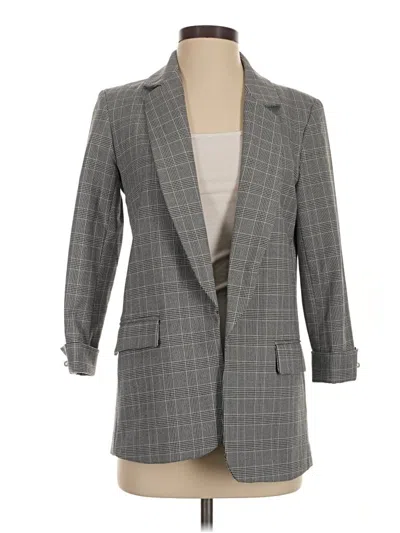 Pre-owned Rachel Zoe Tjx Blazer Jacket In Gray