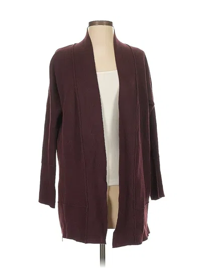 Pre-owned Rachel Zoe Tjx Cardigan Sweater In Burgundy