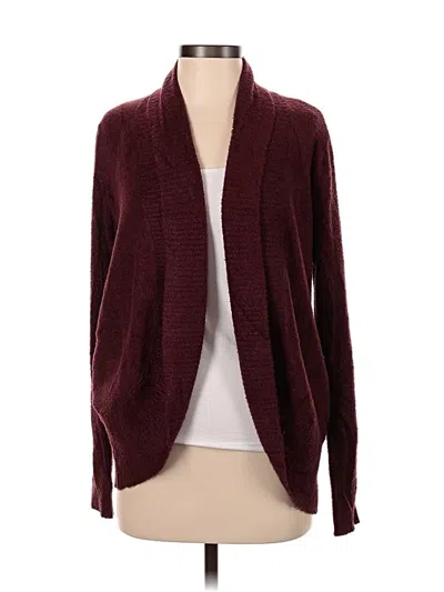 Pre-owned Rachel Zoe Tjx Cardigan Sweater In Burgundy