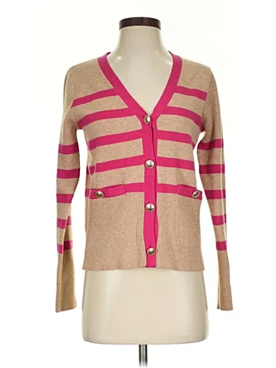 Pre-owned Rachel Zoe Tjx Cardigan Sweater In Tan