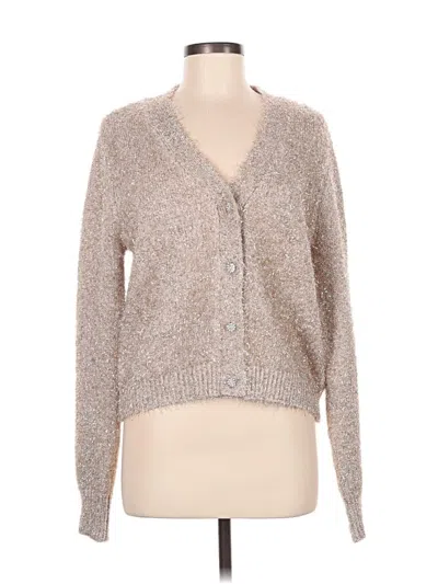 Pre-owned Rachel Zoe Tjx Cardigan Sweater In Tan