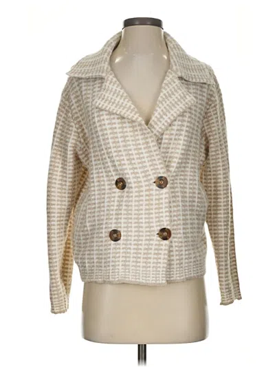 Pre-owned Rachel Zoe Tjx Cardigan Sweater In Tan