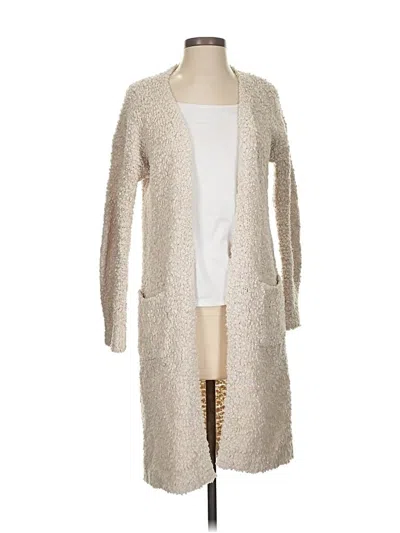 Pre-owned Rachel Zoe Tjx Cardigan Sweater In White