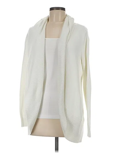 Pre-owned Rachel Zoe Tjx Cardigan Sweater In White