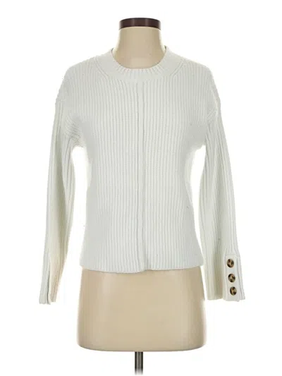 Pre-owned Rachel Zoe Tjx Cardigan Sweater In White